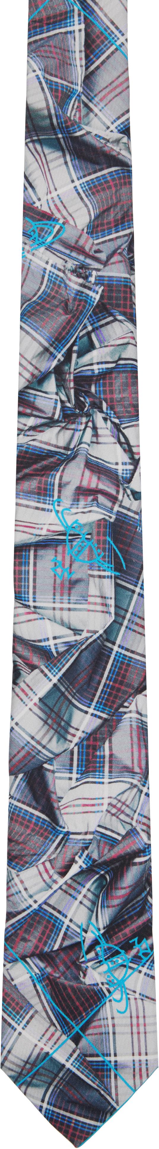 vivienne westwood tartan tie