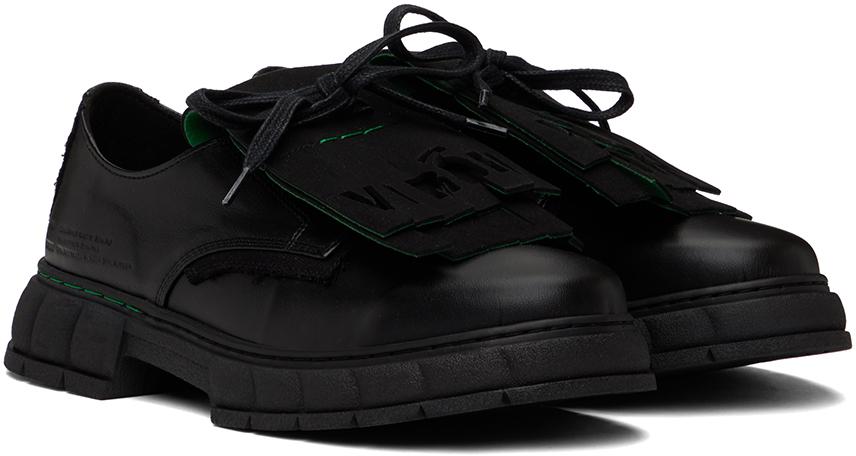 【関税込み】Viron ブラック Uncover アップルレザー ダービー メンズ Viron Uncover アップルレザー ダービー ブラック | Lyst