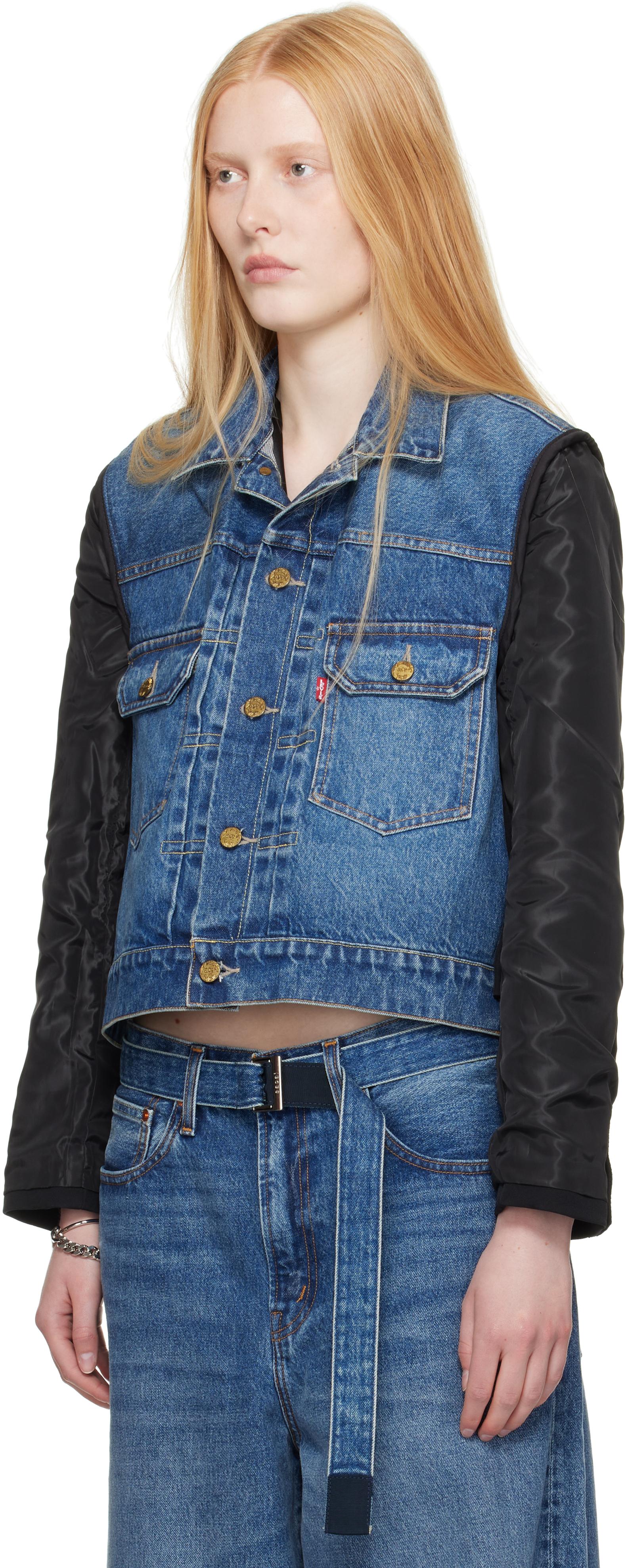 Sacai ブラック＆ブルー Levi