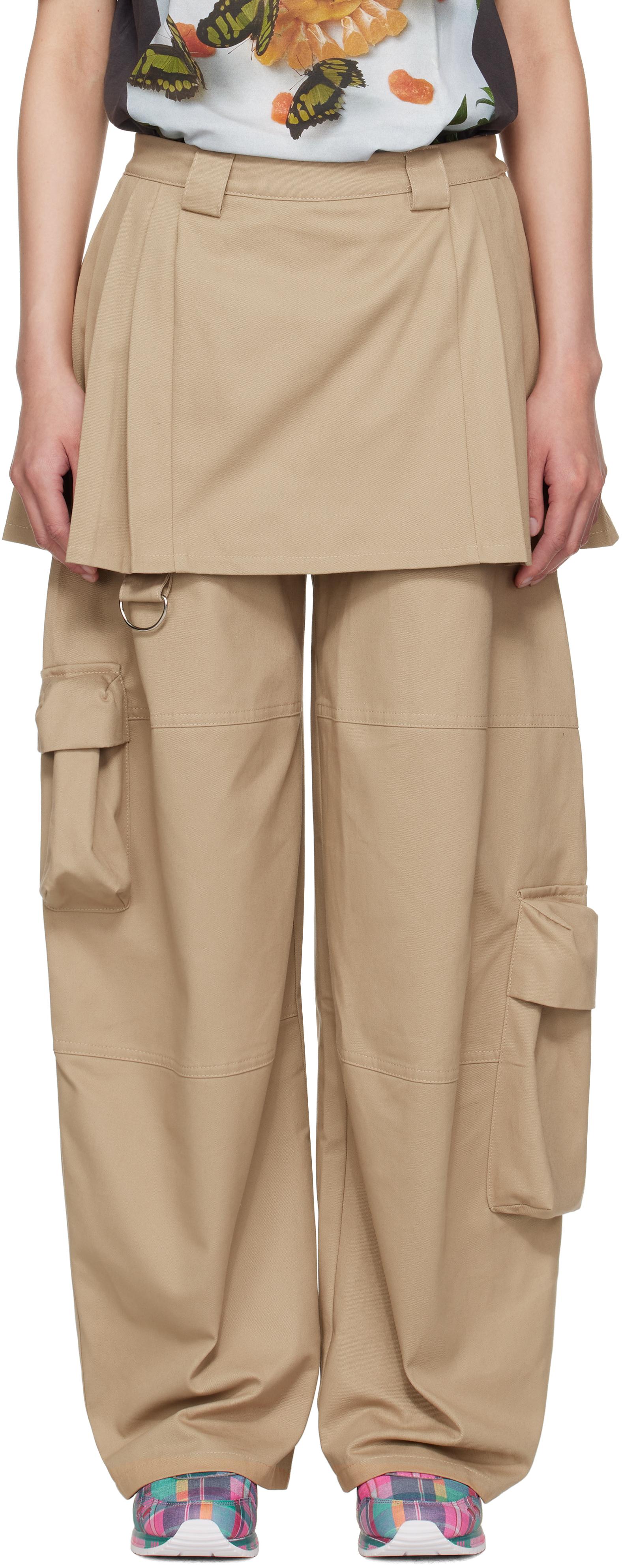 【関税込み】Collina Strada イエロー Lawn カーゴパンツ レディース Collina Strada カーゴパンツ | オンラインセールは
