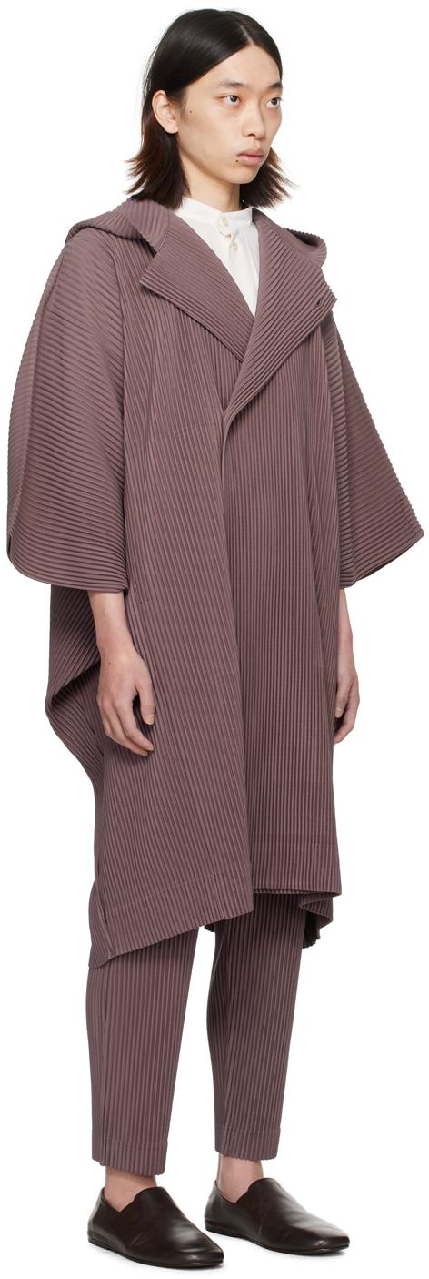 HOMME PLISSÉ ISSEY MIYAKE Purple Monthly Color January Coat