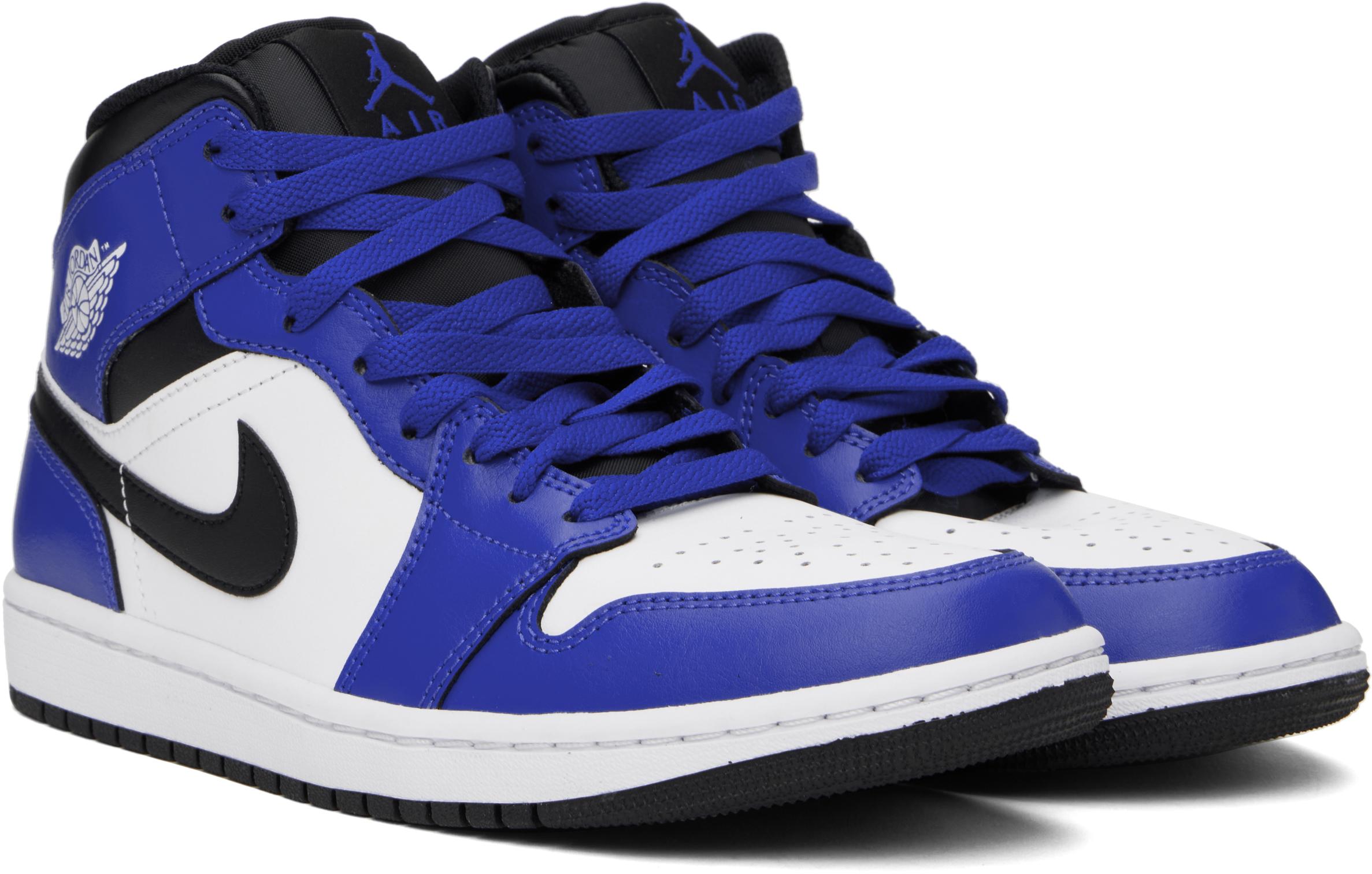 Nike Air Jordan 1 Mid Sneakers in Blue for Men Lyst UK
