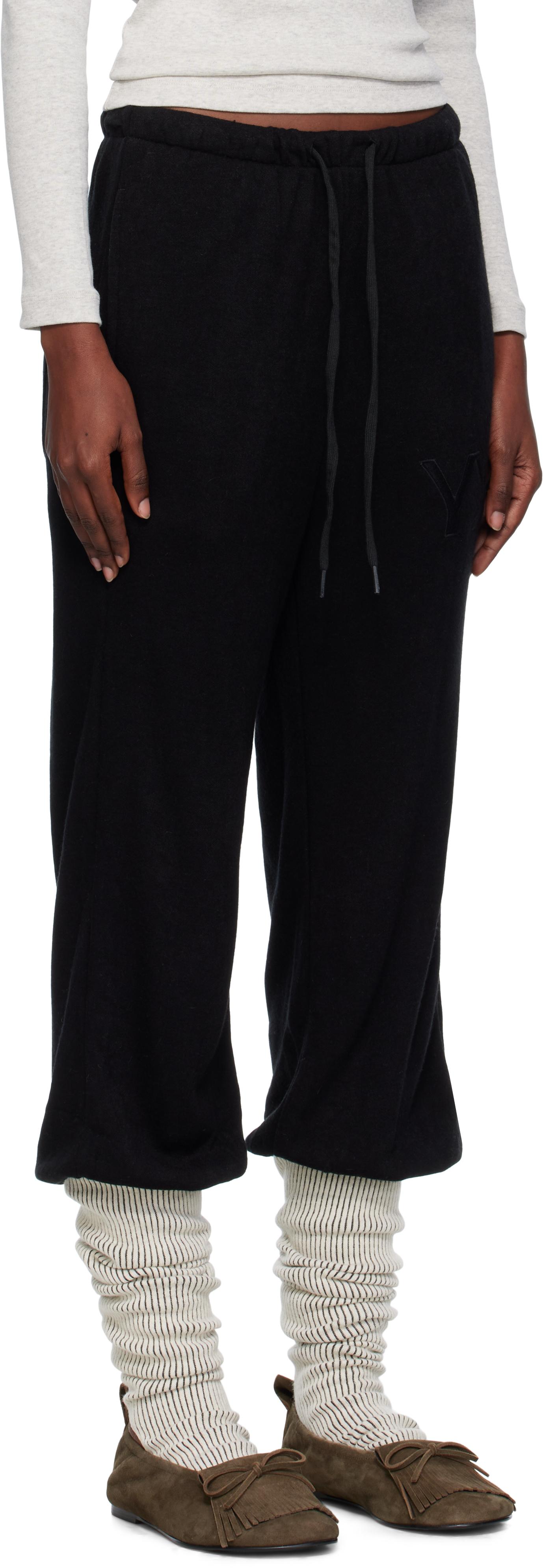 open-yy-Black-Layered-Knee-