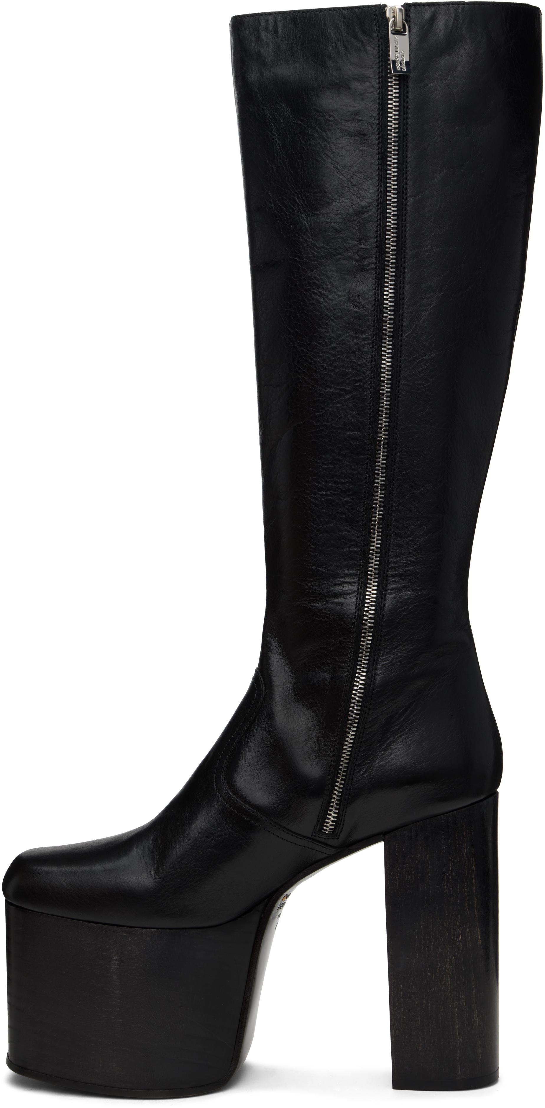 Enfants Riches Deprimes Platform Tall Boots in Black for Men