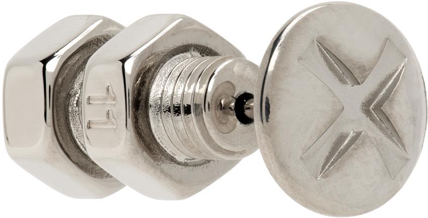 Maison Margiela メンズ ブラック シルバー Boltnut Screw Maison Margiela メンズ ブラック シルバー Boltnut Screw