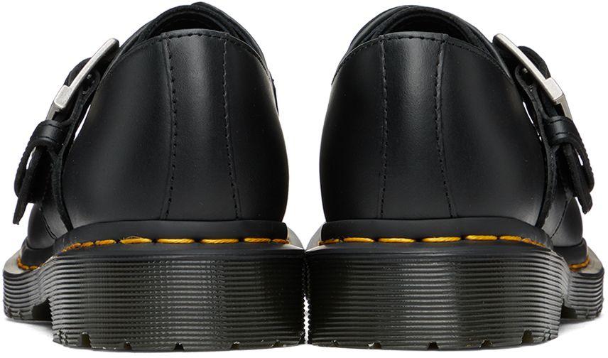 Dr. Martens Black 1461 Buckle Pull Up Oxfords | Lyst