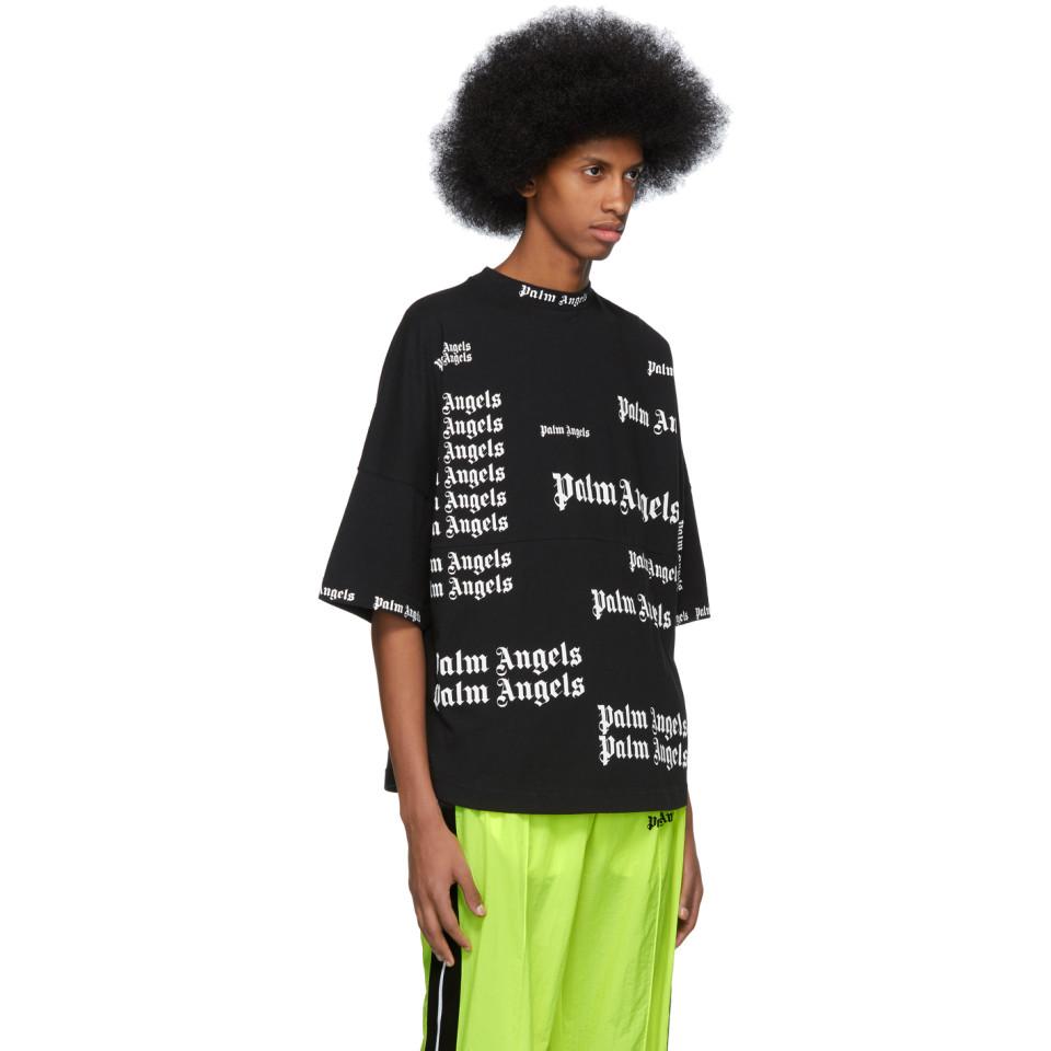 Palm Angels Ultra Logo Over T-shirt in Black for Men | Lyst UK