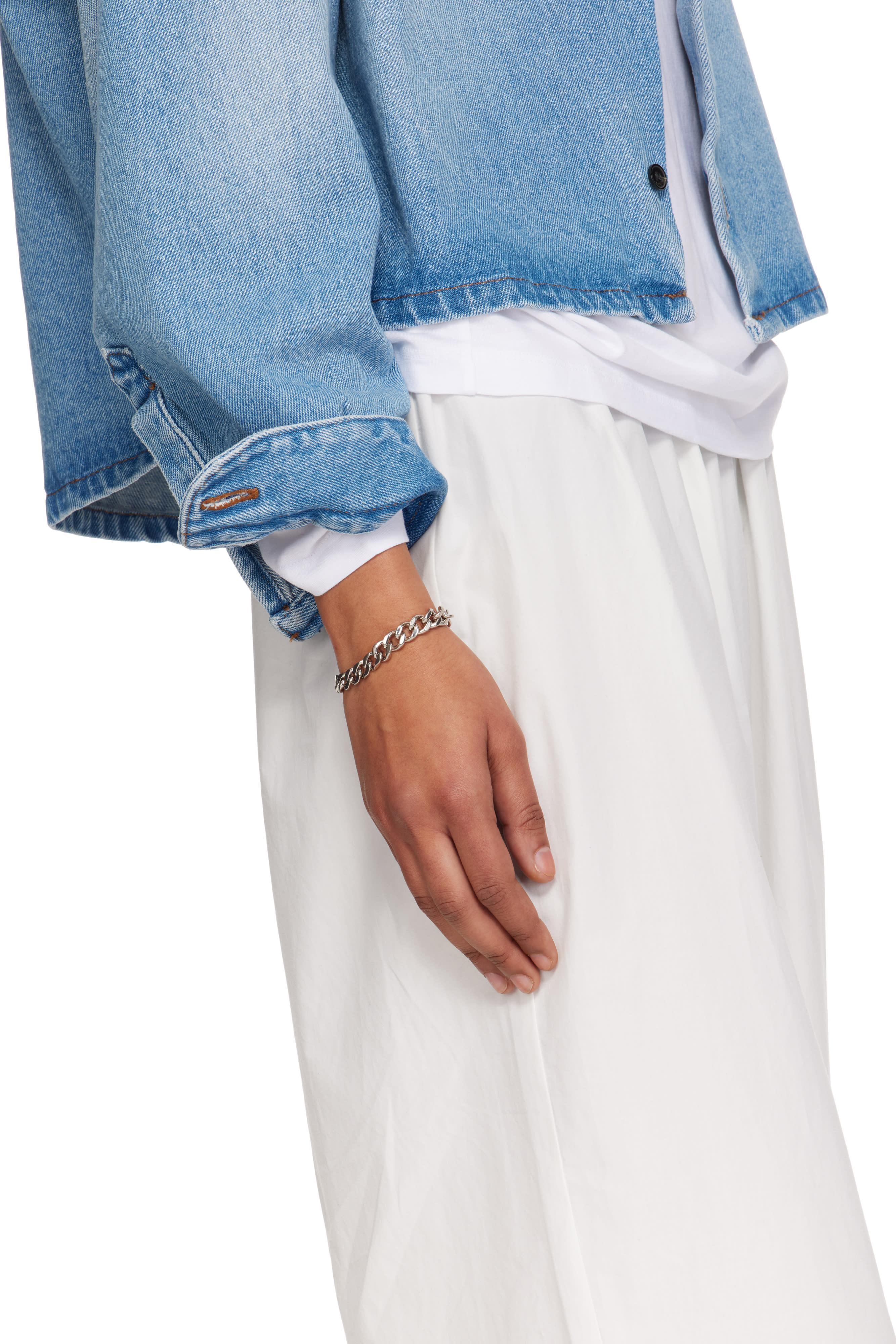 A.P.C. Minimal Maxi Bracelet in Black for Men | Lyst UK