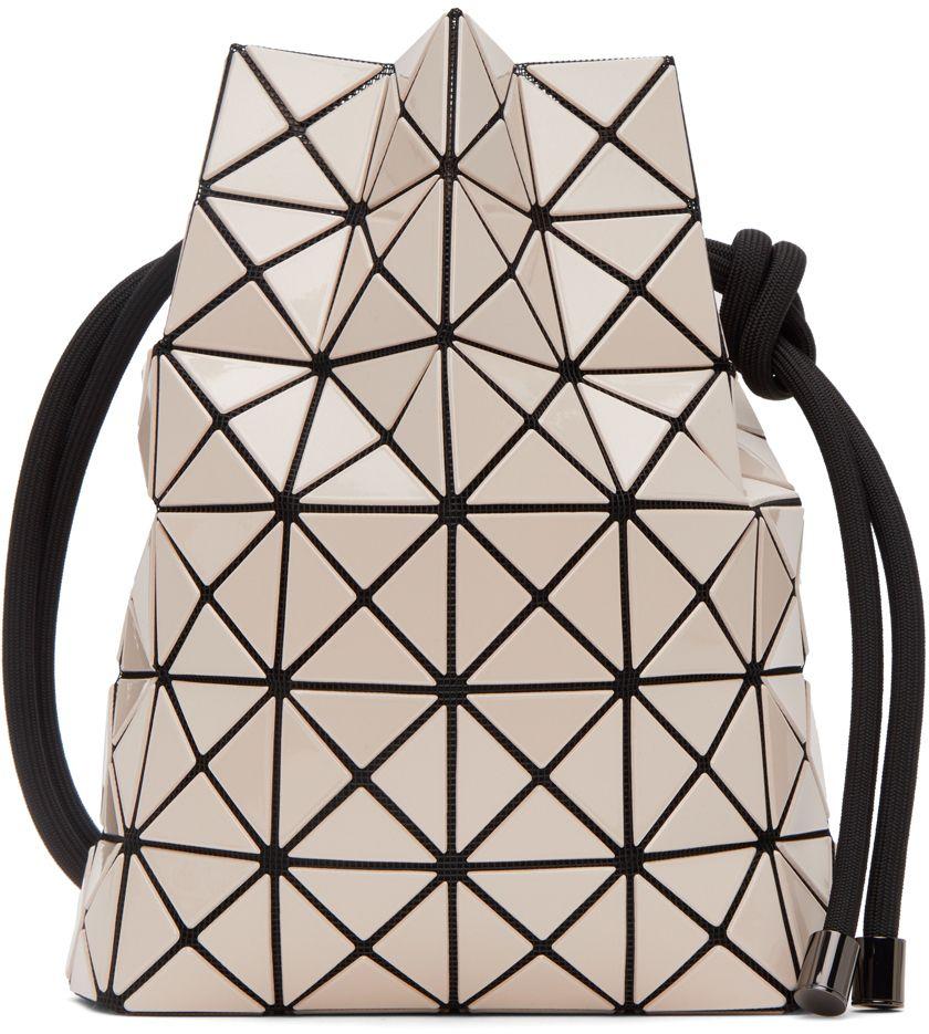 Bao Bao Issey Miyake Beige Small Wring Shoulder Bag in Gray | Lyst