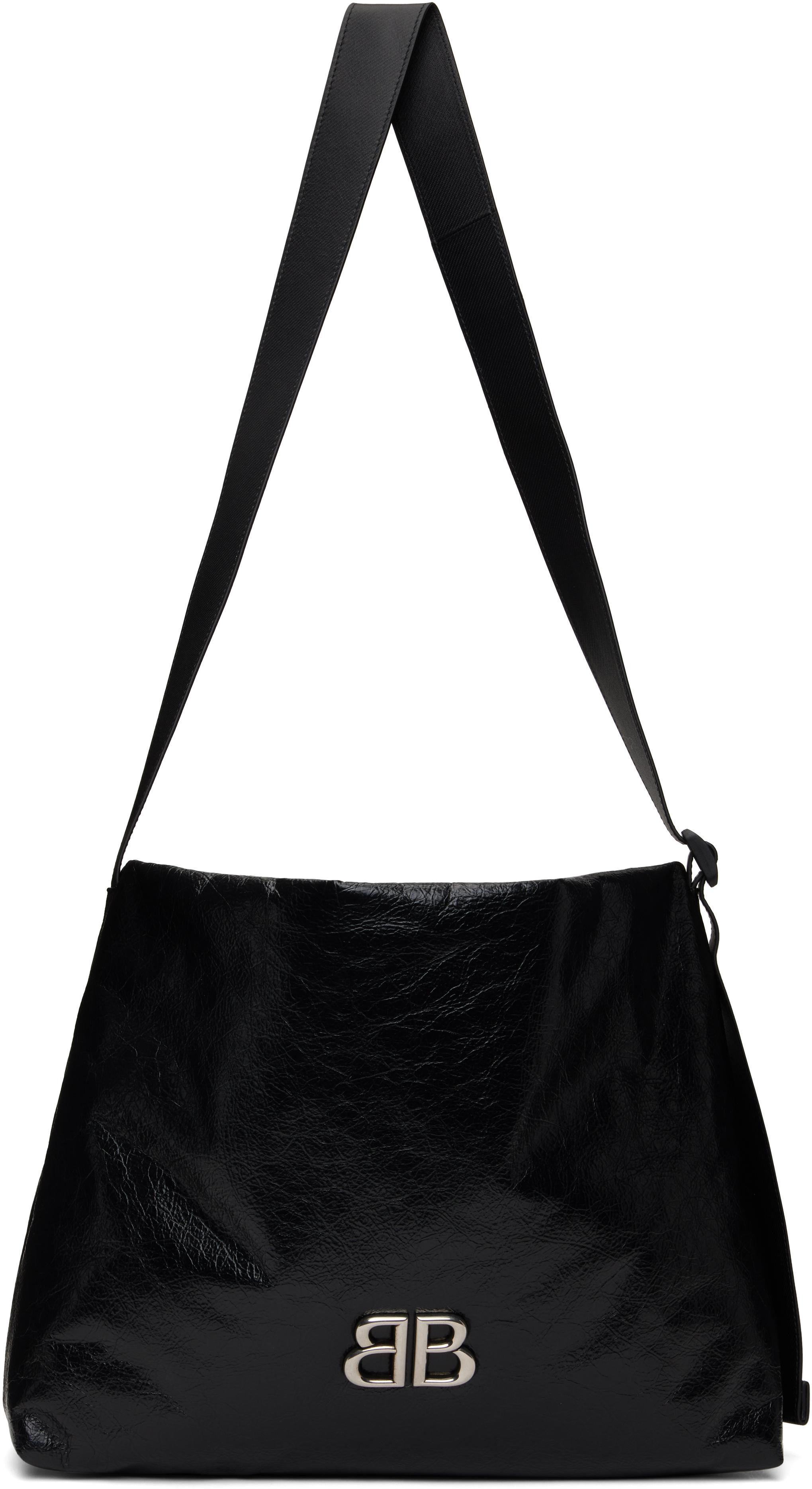 Balenciaga Monaco Small East-West Bag in Black for Men | Lyst