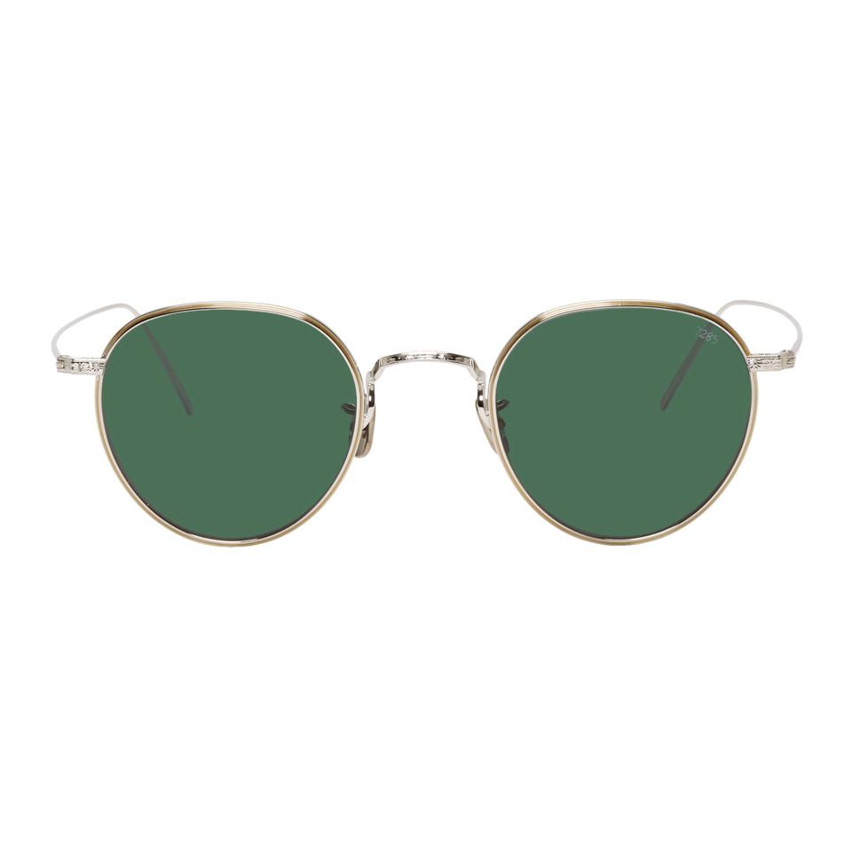 Eyevan 7285 Silver 539 Sunglasses in Gray for Men | Lyst