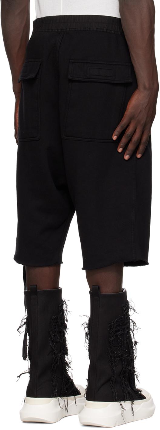 Rick Owens DRKSHDW eyelet-detail wide-leg shorts - Black
