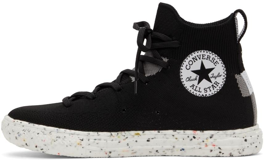 Converse Black Crater Knit Renew Chuck Taylor All Star High Sneakers for  Men | Lyst