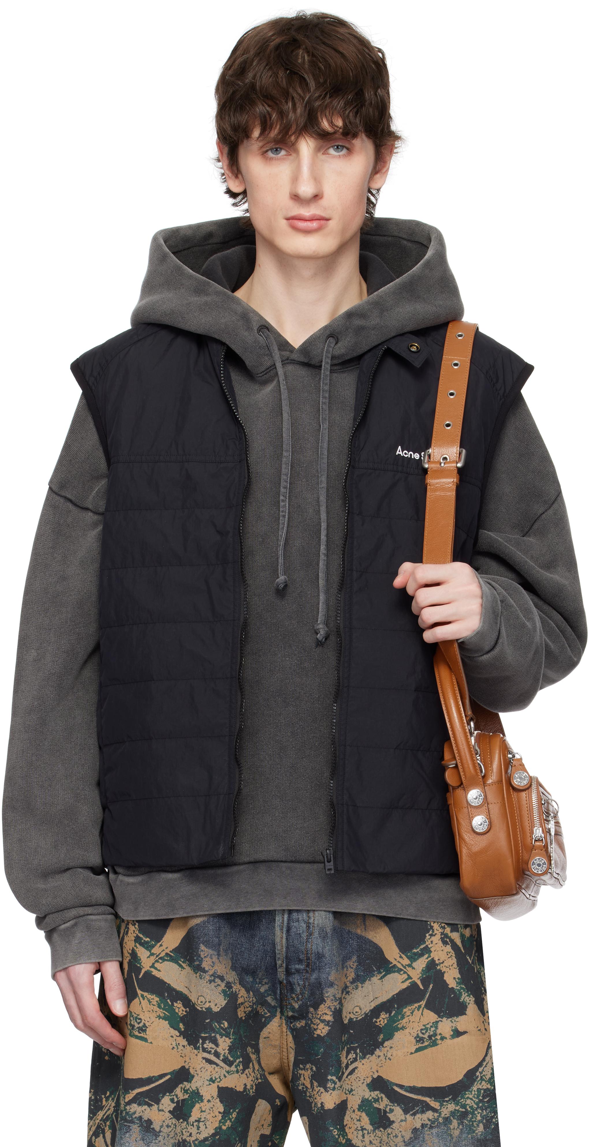 【ACNE STUDIOS】ブラック Gillet ベスト Acne Studiosのブラック Gillet ベストがセール中