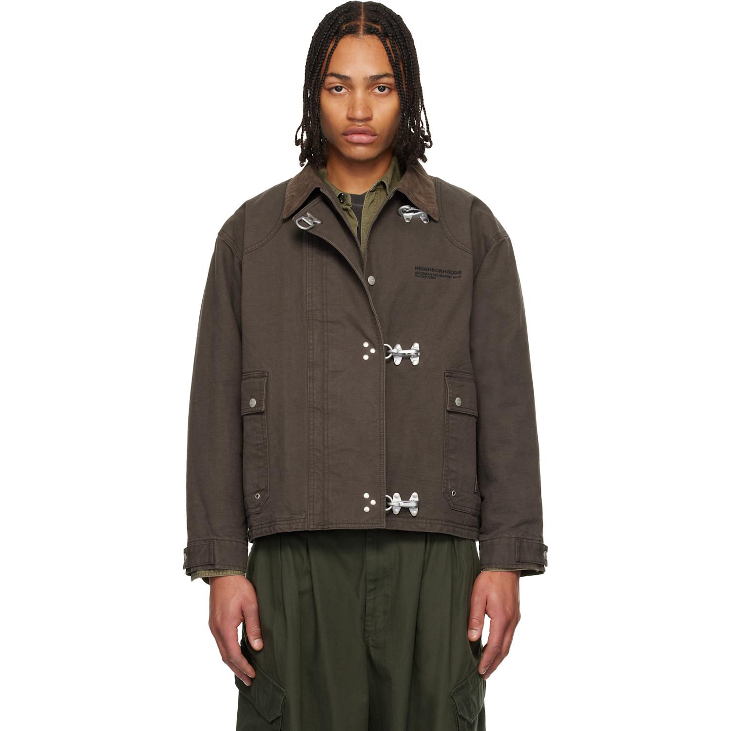 Neighborhood Khaki Fireman Jacket in Black for Men | Lyst