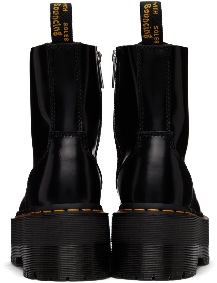 Martens Unisex Vegan Jadon Boot Max Platforms Black Lyst UK