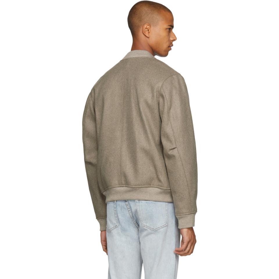 apc gaston wool bomber jacket