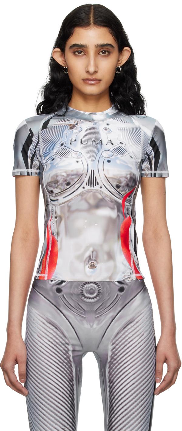 T-shirt gris édition puma OTTOLINGER | Lyst