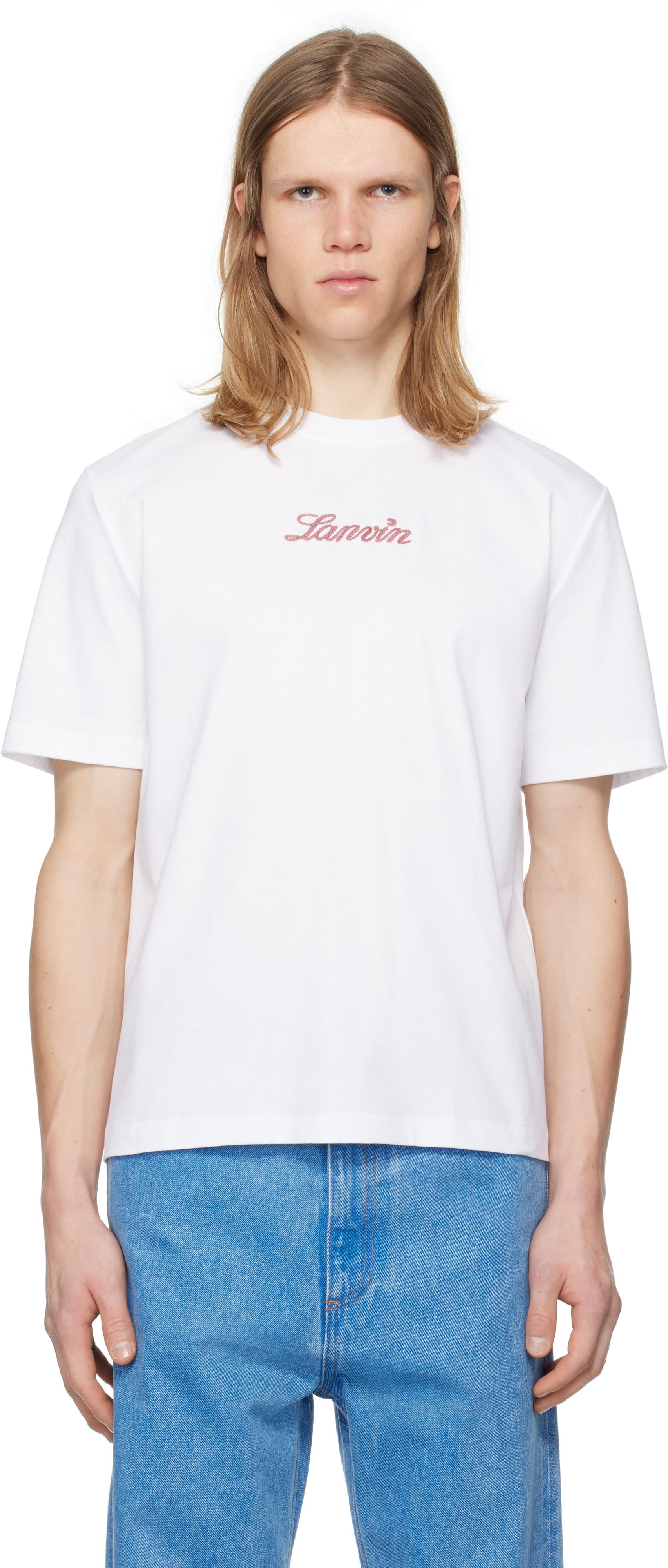 Tシャツ・カットソー LANVIN BOUCLETTE SCRIPT LOGO T-SHIRT LANVIN BOUCLETTE SCRIPT LOGO T-SHIRT (LANVIN/Tシャツ