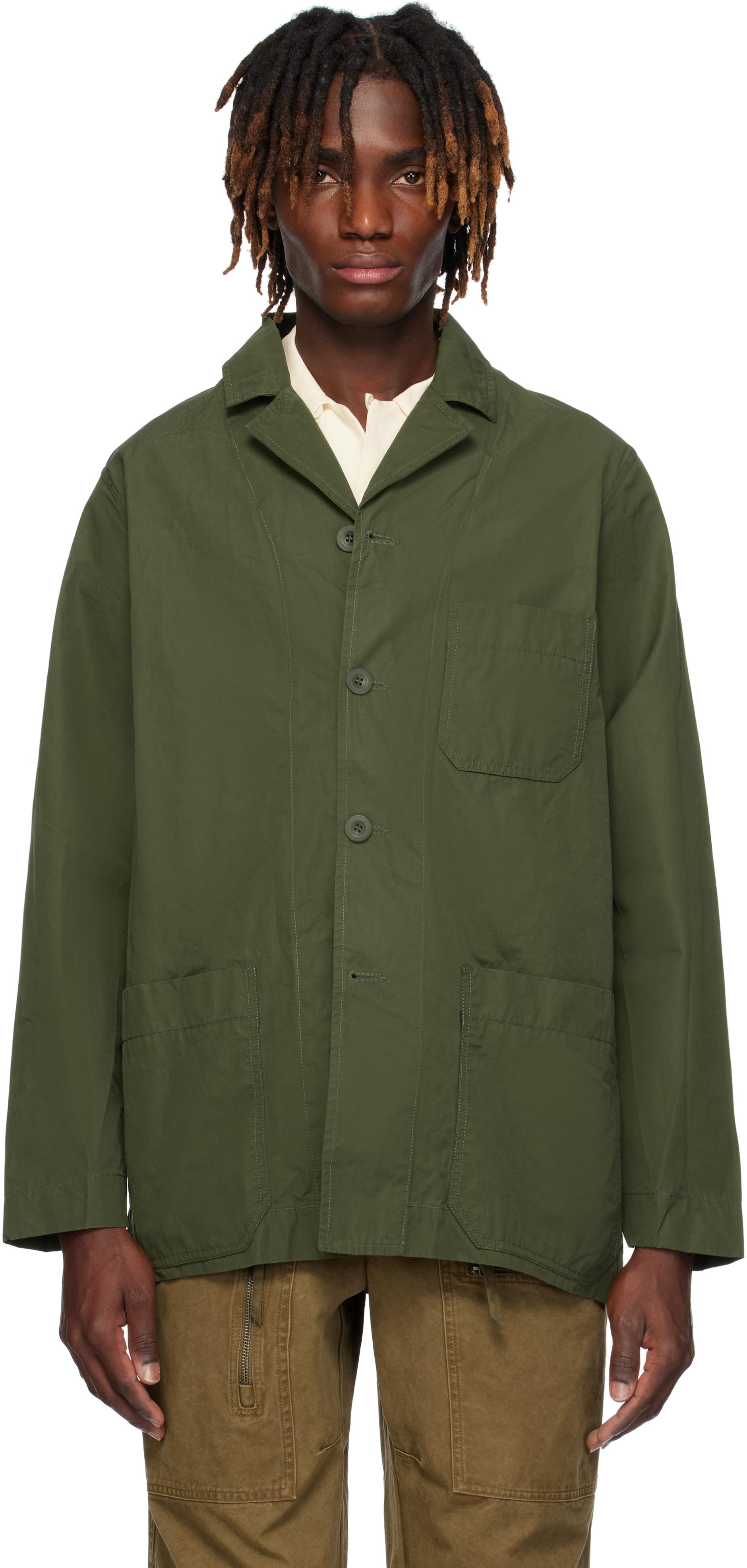 Casey Casey Khaki Verger Bis Jacket in Green for Men | Lyst Casey Casey Khaki Verger Bis Jacket in Green for Men | Lyst