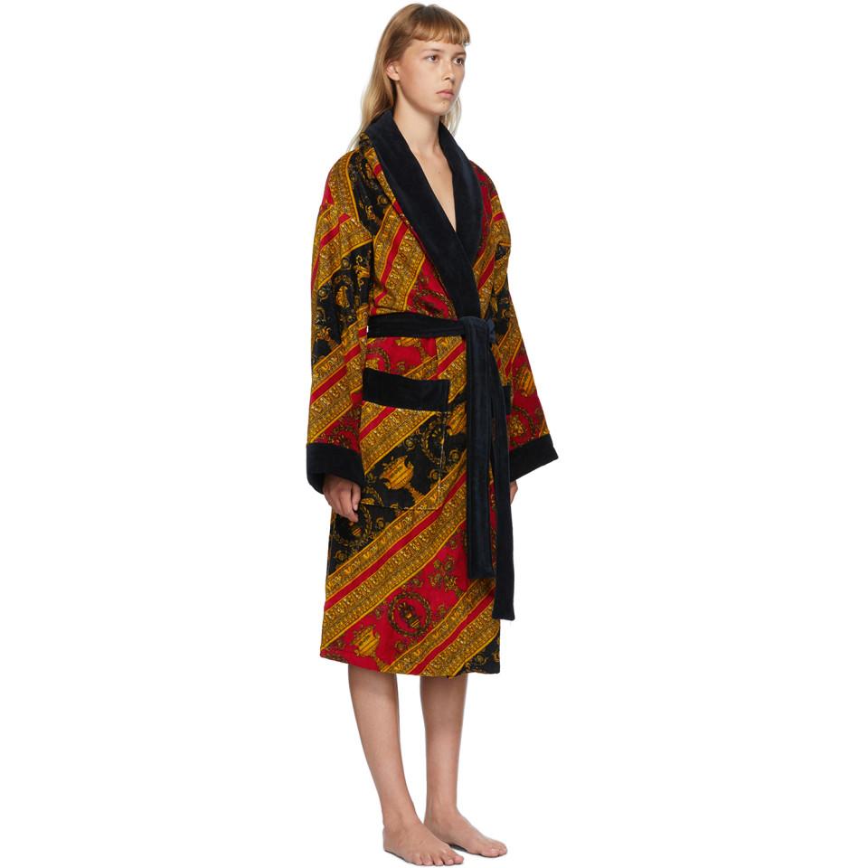 red versace robe cheap