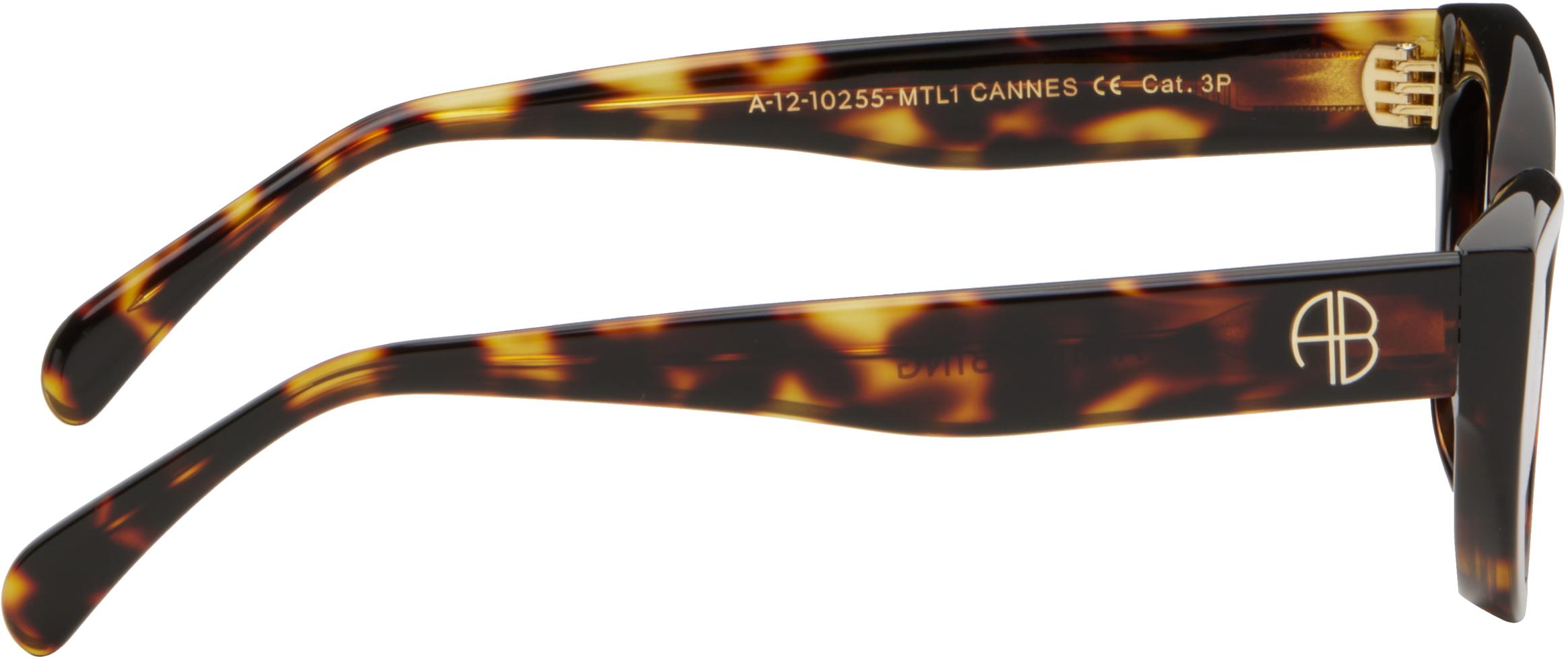 【関税込み】ANINE BING ブラウン Cannes サングラス Brown Cannes Sunglasses by ANINE BING on Sale