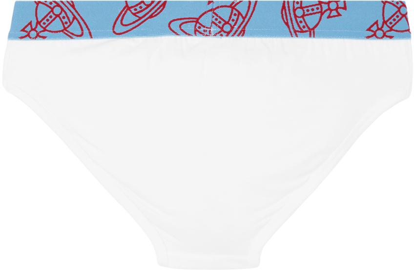Vivienne Westwood メンズ グレー マルチカラー Orb ブリーフ 3 Vivienne Westwood メンズ グレー マルチカラー Orb ブリーフ 3