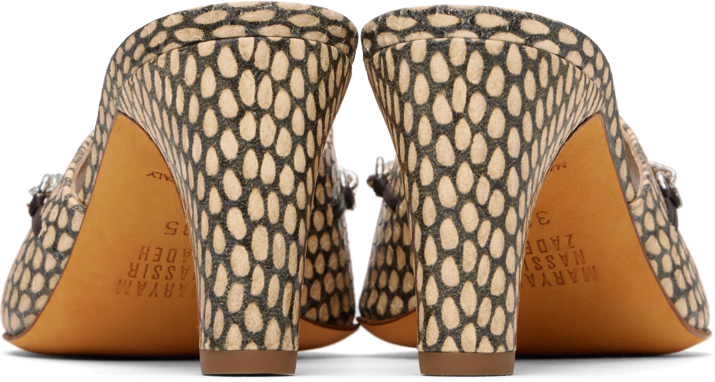 Maryam Nassir Zadeh Paloma Heeled Sandals in Black | Lyst
