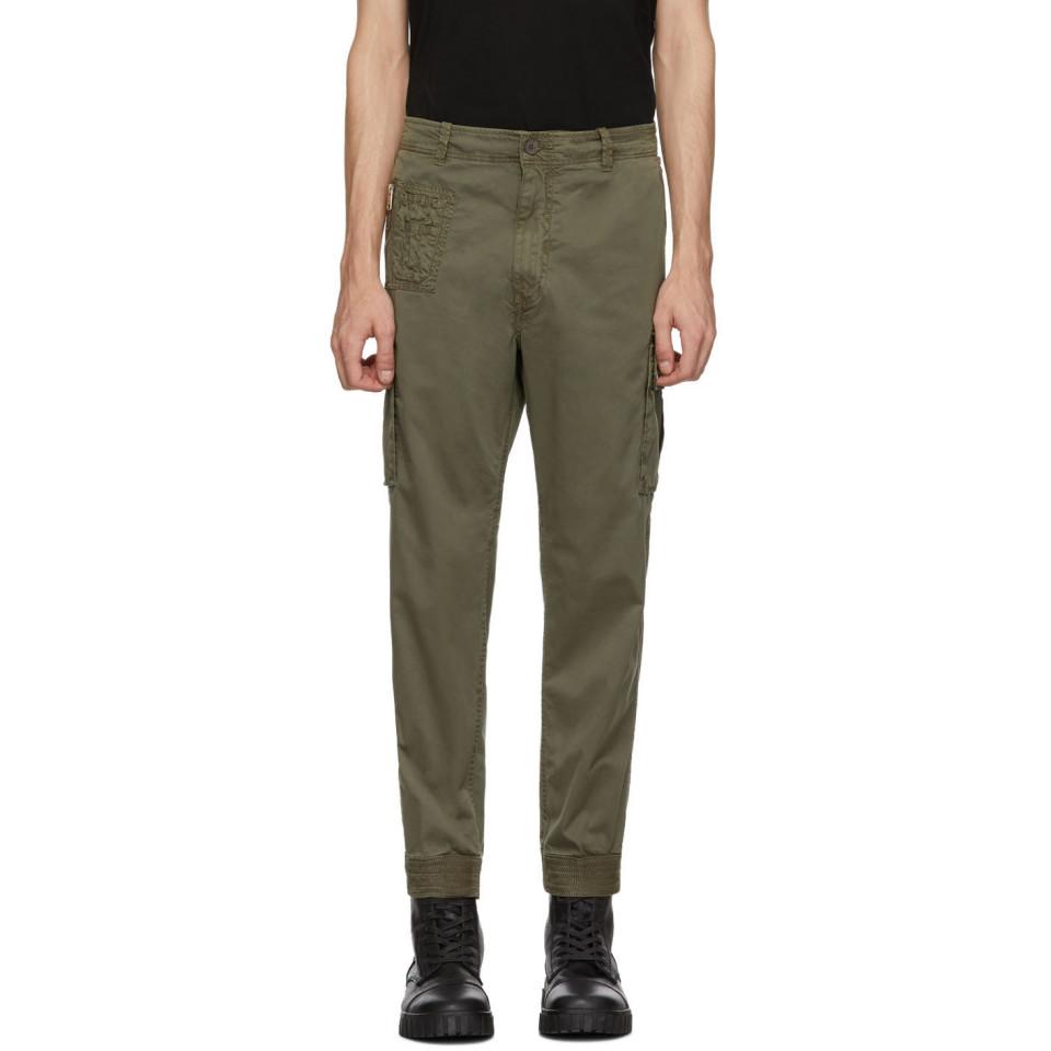 DIESEL Green P-phantosky Cargo Pants 
