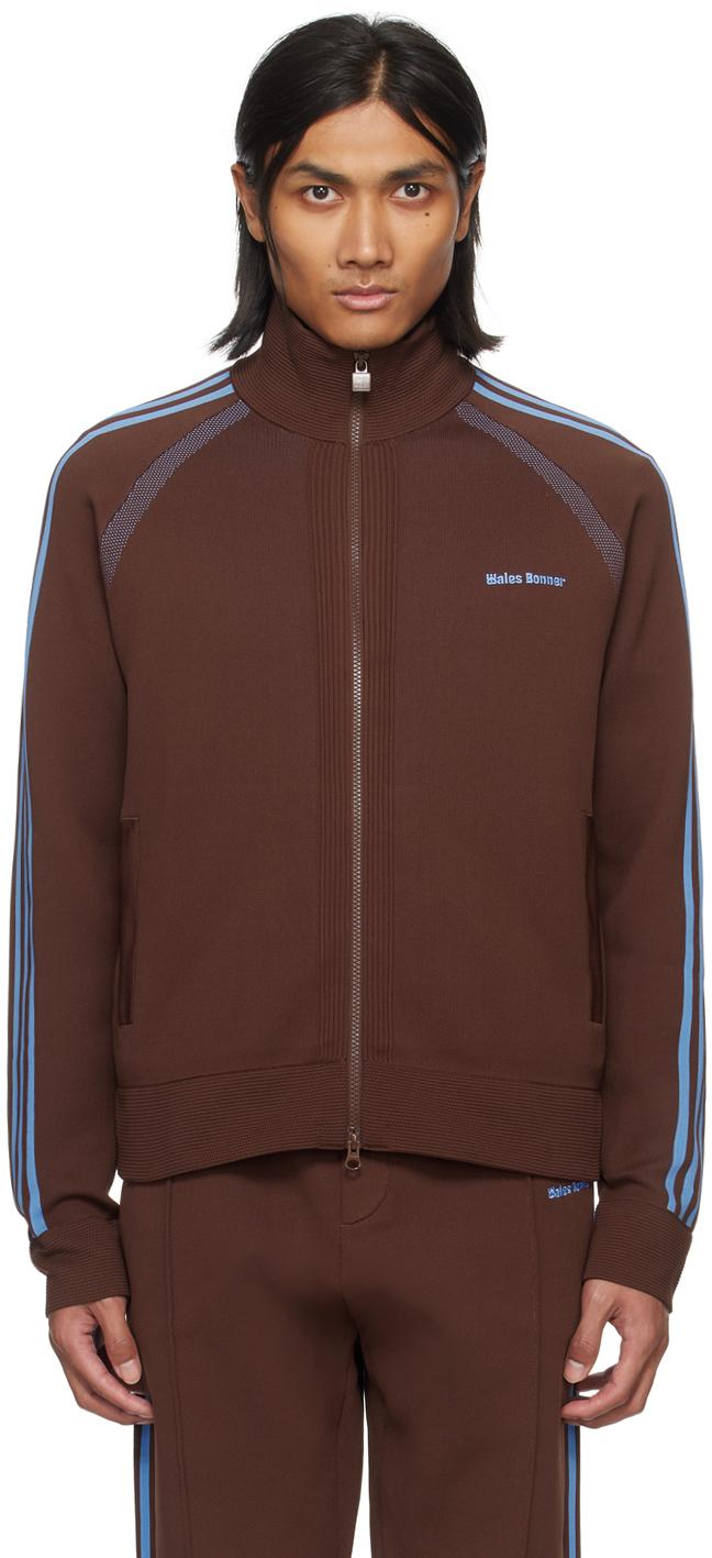 ジャージ ADIDAS X WALES BONNER | STATEMENT KNIT TRACK TOP BROWN Wales Bonner Brown Adidas Originals Edition Statement Track