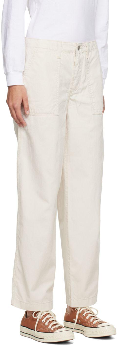 Levi's Off- 94 Trousers in White | Lyst