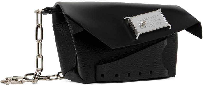 ショルダーバッグ・ポシェット MAISON MARGIELA SNATCHED CLASSIQUE MEDIUM BAG Maison Margiela Black Snatched Classique Medium Bag Maison