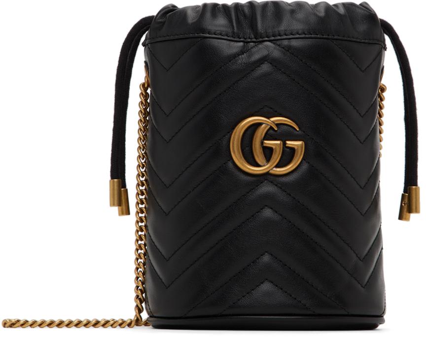 gucci leather mini bolsa