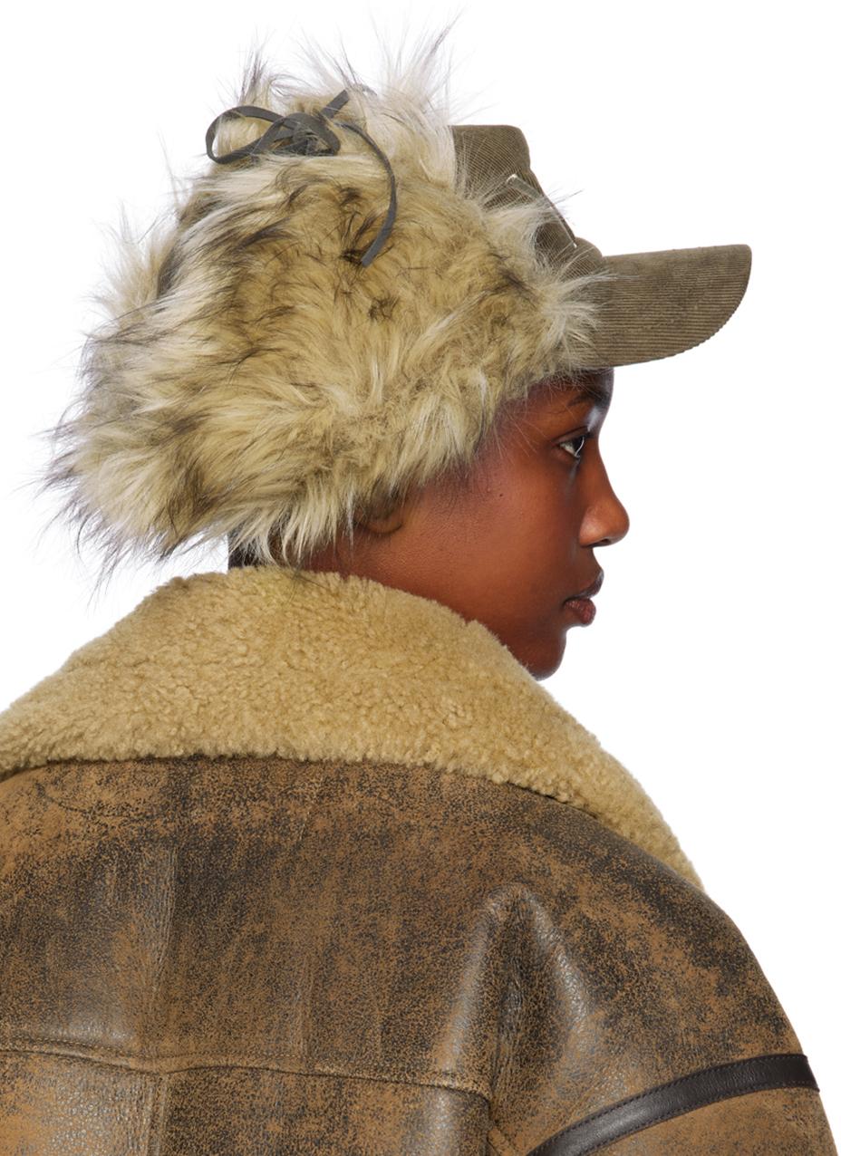 Open YY - Faux Fur Corduroy Earflap Cap | HBX - Globally
