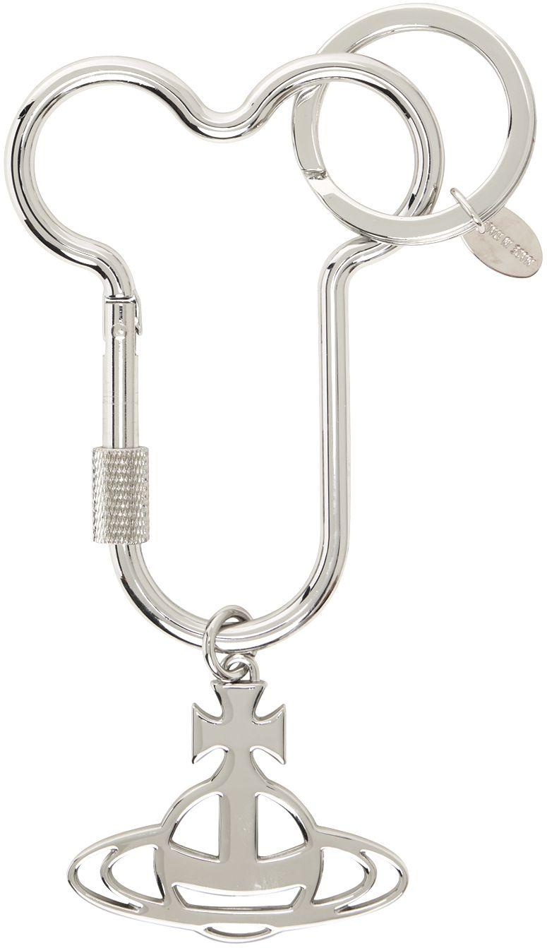 Vivienne Westwood Silver Orb Carabiner Keychain – BlackSkinny