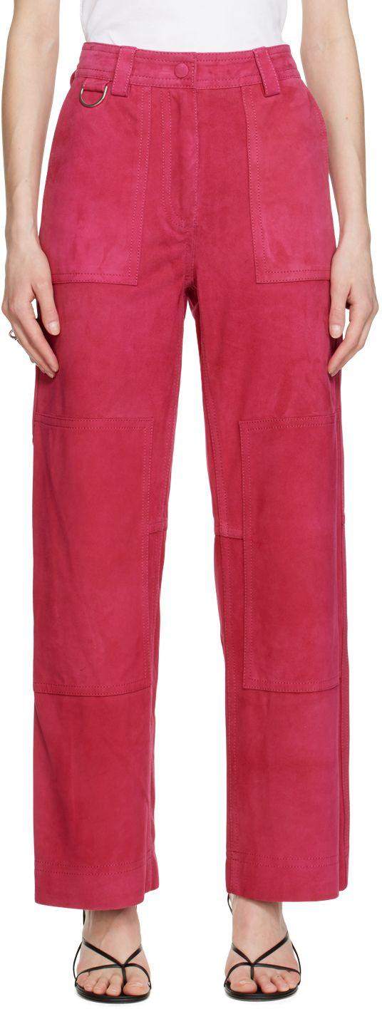 Saks Potts Pink Rose Trousers in Red Lyst