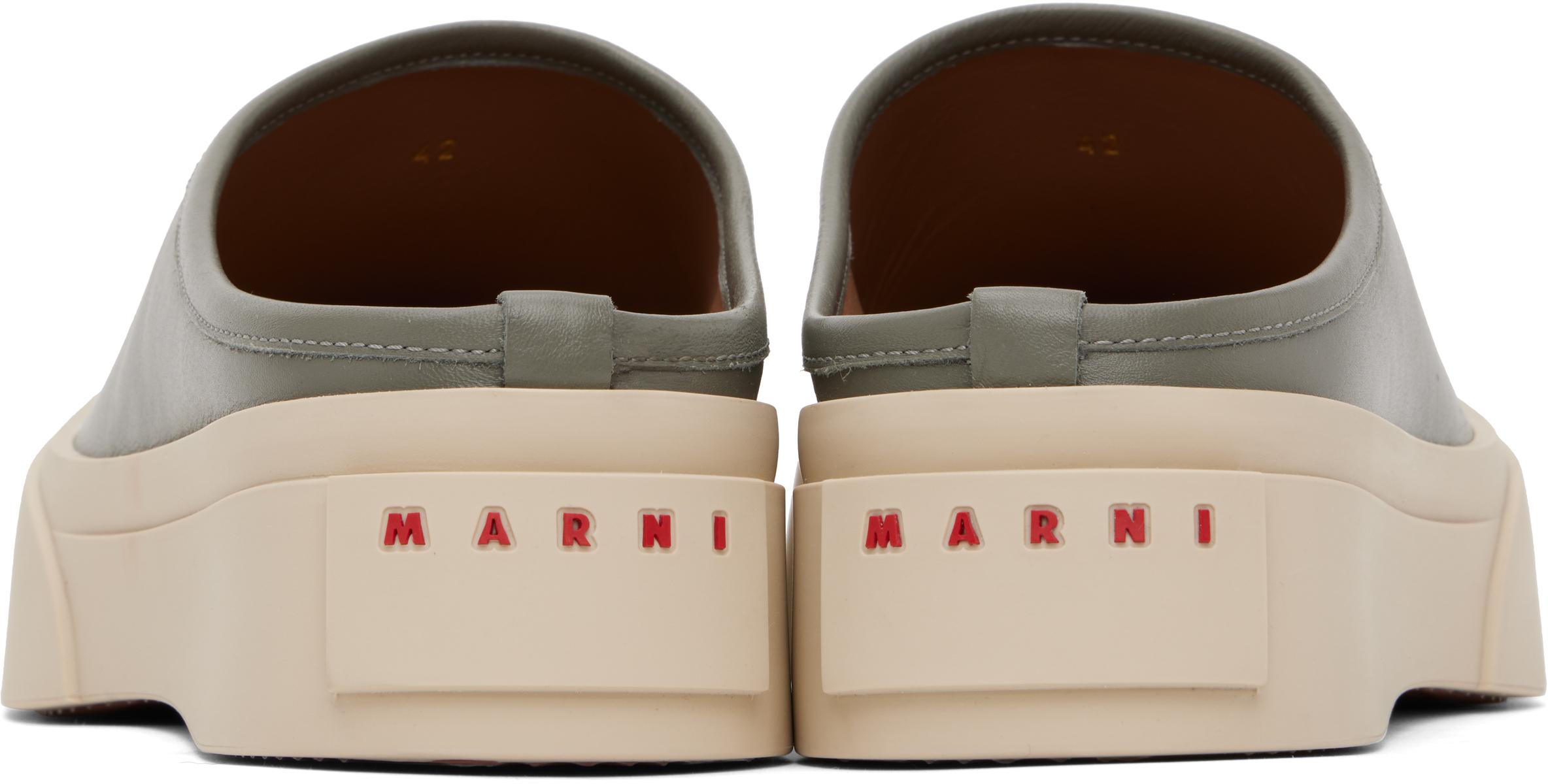 スリッポン MARNI  MARNI Pablo Slip-on Sabot Marni Pablo Sabot Sneakers | Black | FARFETCH