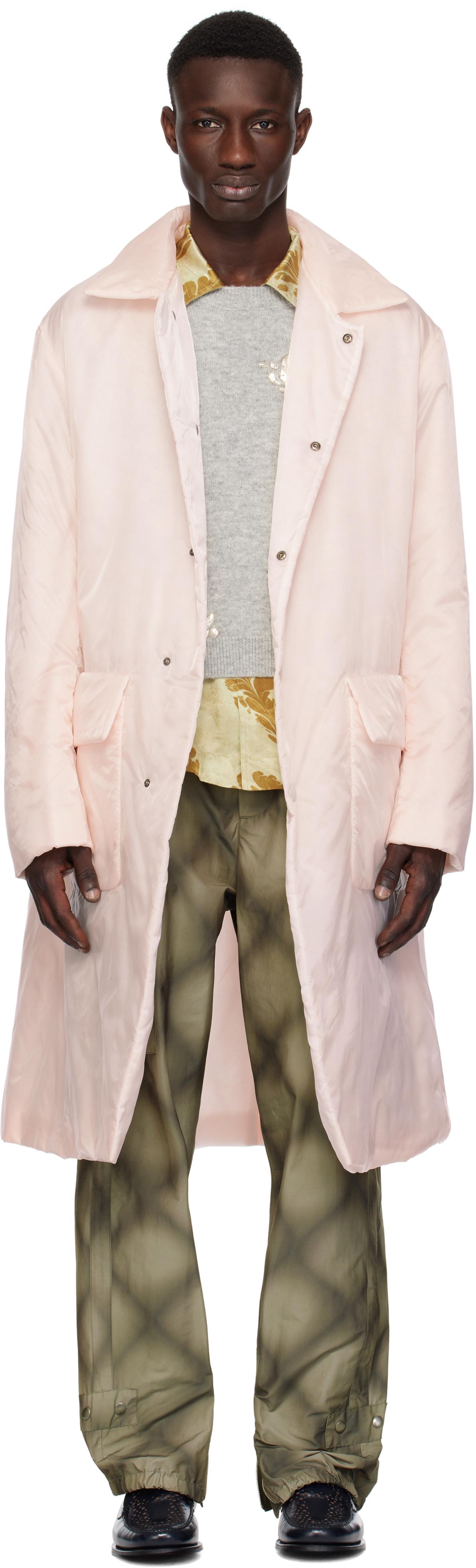 洗練された【Dries Van Noten】ルーズフィットマックコート 25SS 洗練された【Dries Van Noten】ルーズフィットマックコート 25SS