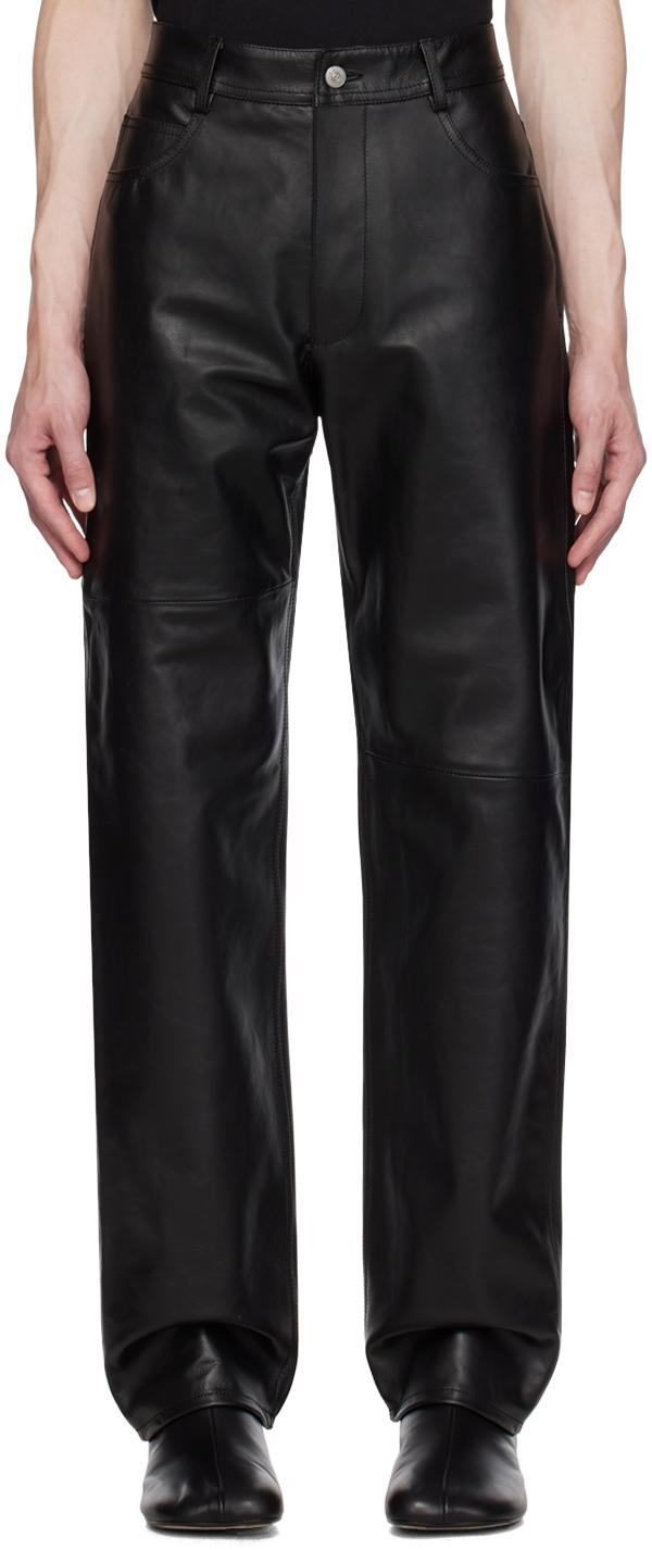 パンツ Maison Margiela - leather pants 17856228_38165295_600.jpg