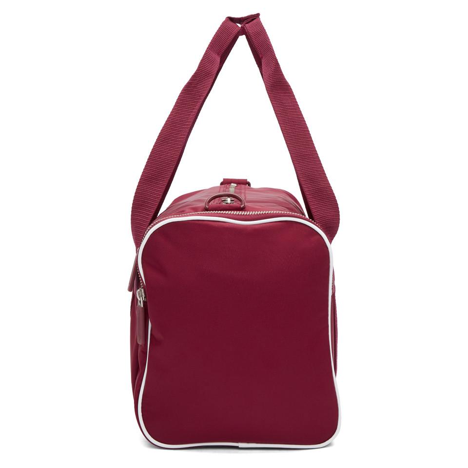 maroon adidas duffle bag