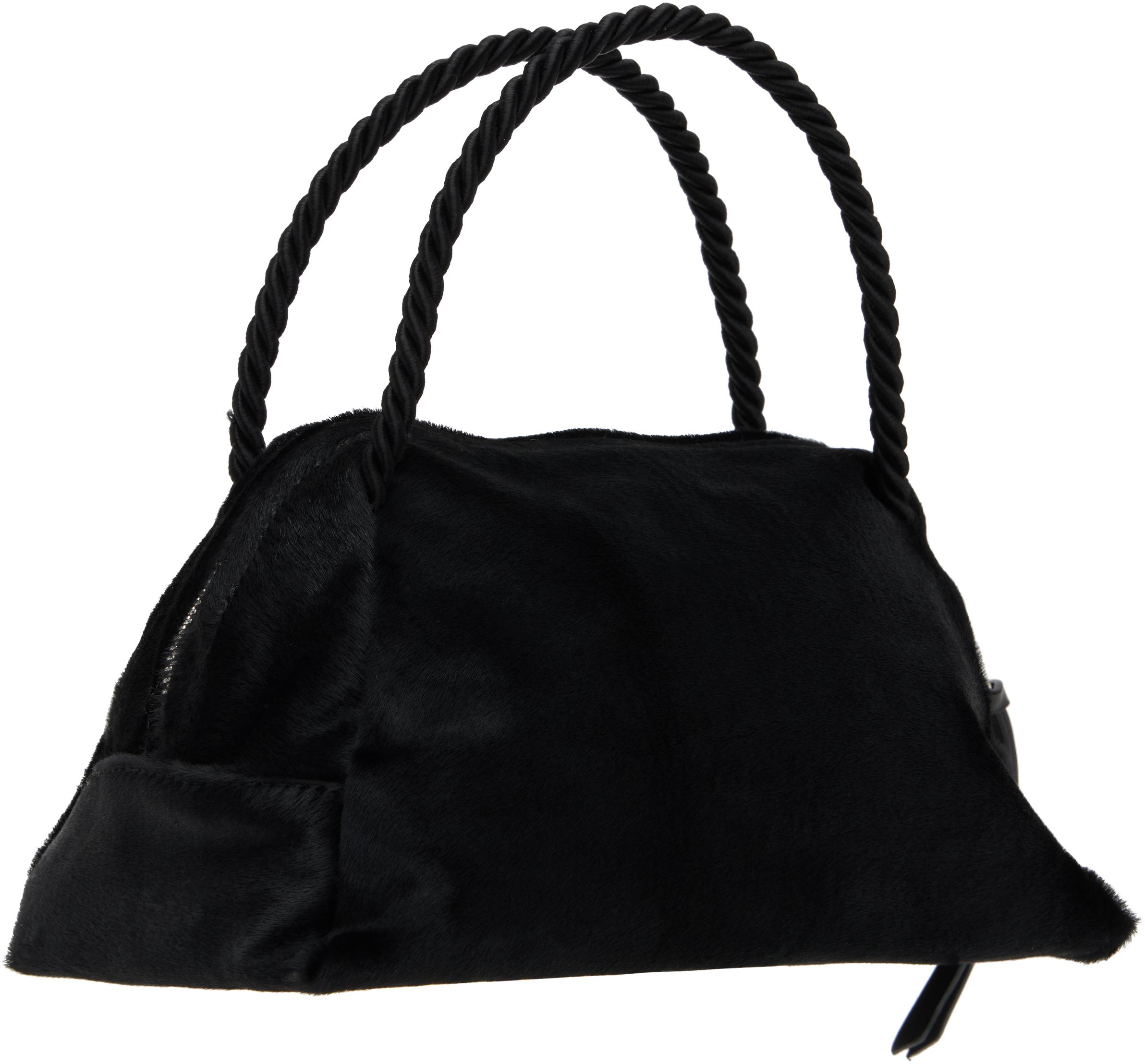 MARYAM NASSIR ZADEH ブラック巾着バッグ Maryam Nassir Zadeh | Vetiver Belt | Black – One of a few