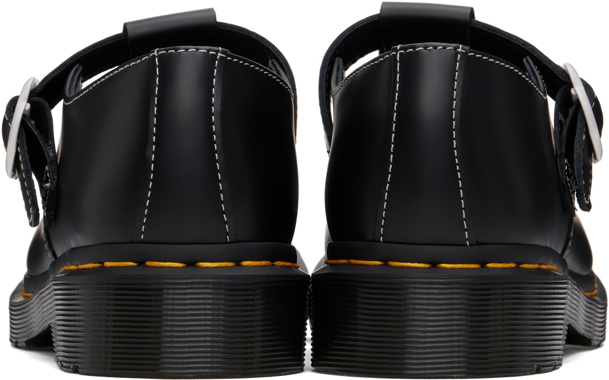 Dr. Martens レディース ブラック Polley Flower ローファー