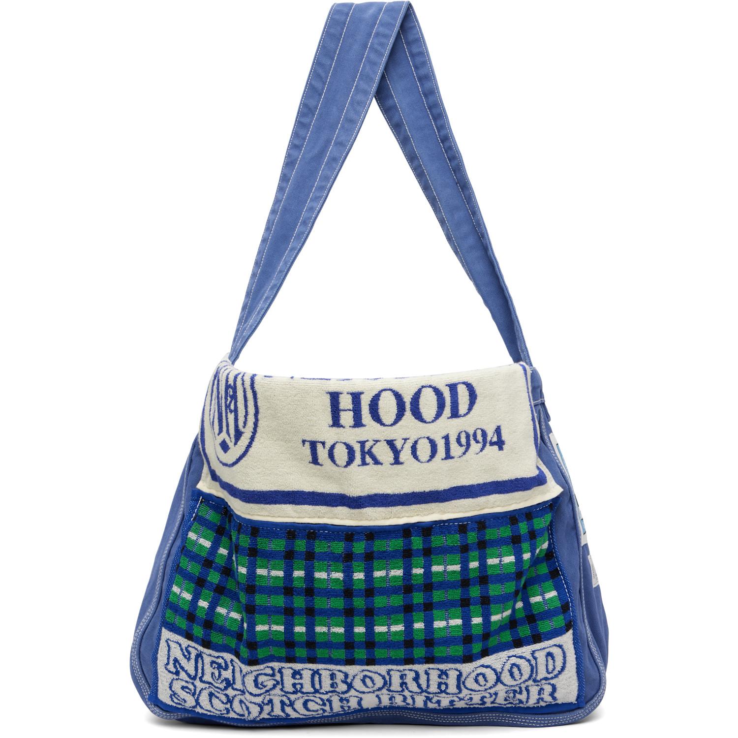 Neighborhood Newspaper Mod Bag in Blue for Men | Lyst UK