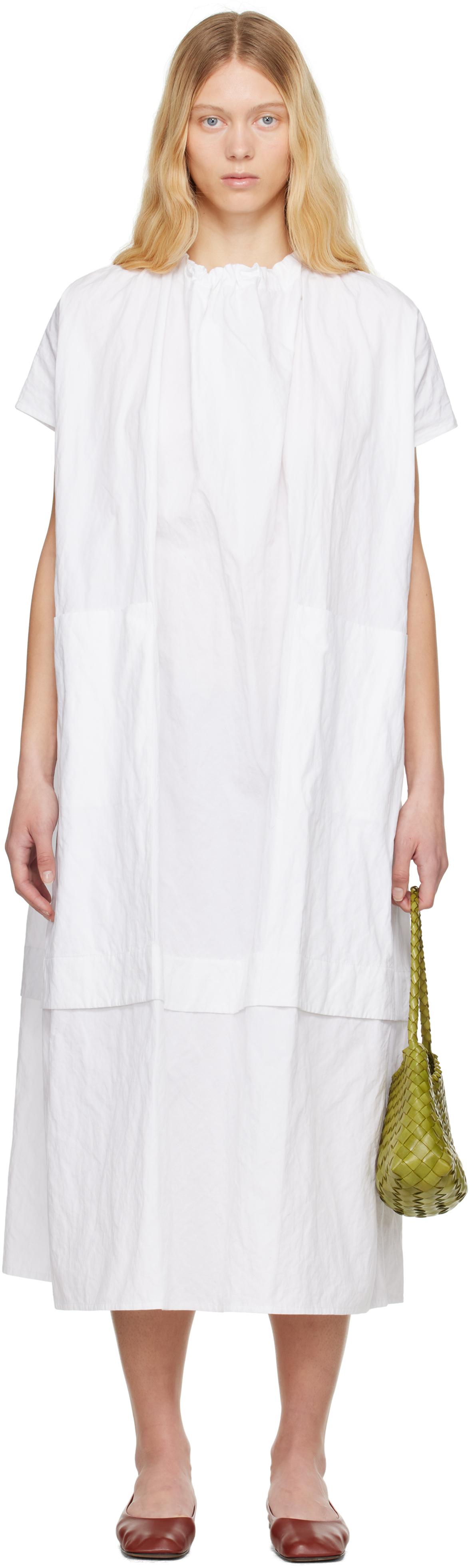 ワンピース TOOGOOD The Weaver Dress Namu Shop - Toogood The Weaver Dress - Ash LW Textured Cotton