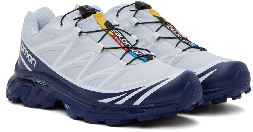 Salomon Xt-6 Gore-tex Sneakers Blue Print / Heather / White for