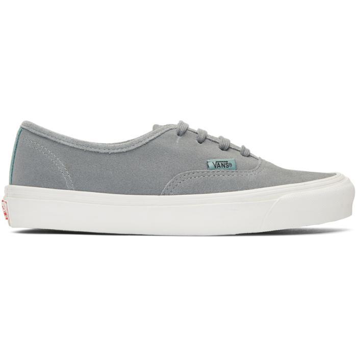 vans authentic grey suede