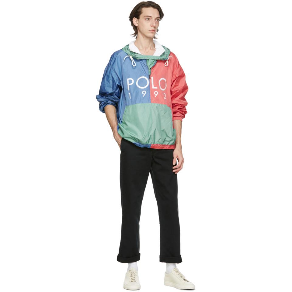 Ralph Lauren Polo 1992 Hooded Windbreaker in Blue for Men Lyst UK