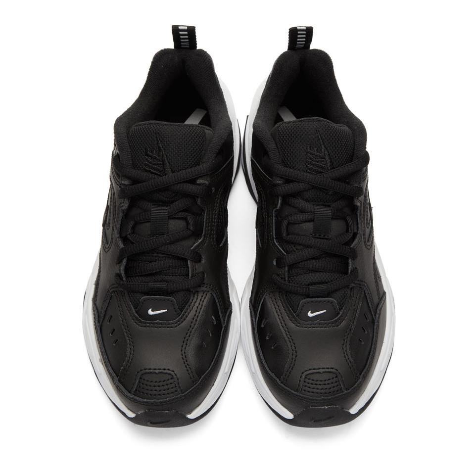 nike m2k black and white