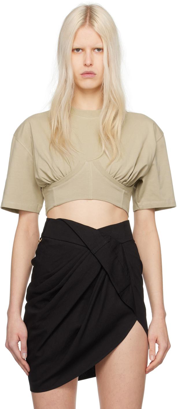 Jacquemus 'le T-shirt Caraco' T-shirt in Black Lyst Australia