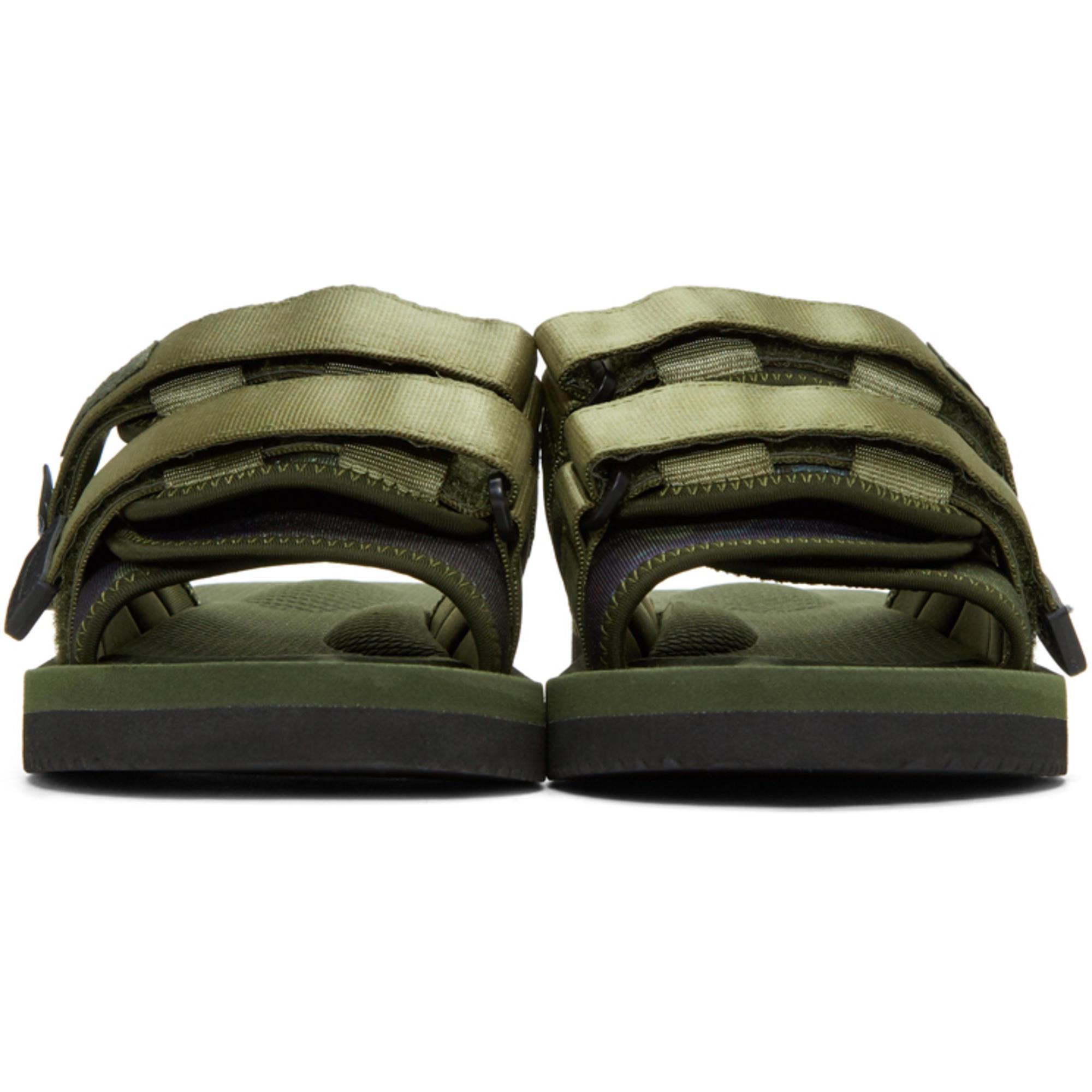Suicoke Synthetic Green Stussy Edition Moto Sandals for